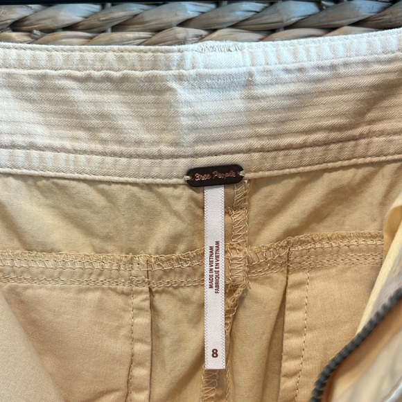 NWT Free People Mid-Rise Lucid Dreams Cargo Straight Leg Cotton Track Pant, 8 - Picture 10 of 12